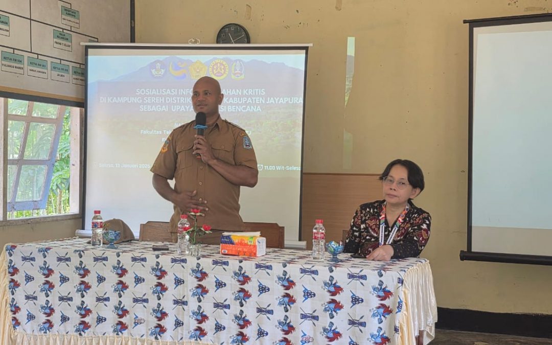 Kolaborasi USTJ–UNIPA Dorong Mitigasi Bencana melalui Sosialisasi Lahan Kritis di Kampung Sereh- Distrik Sentani Kabupaten Jayapura