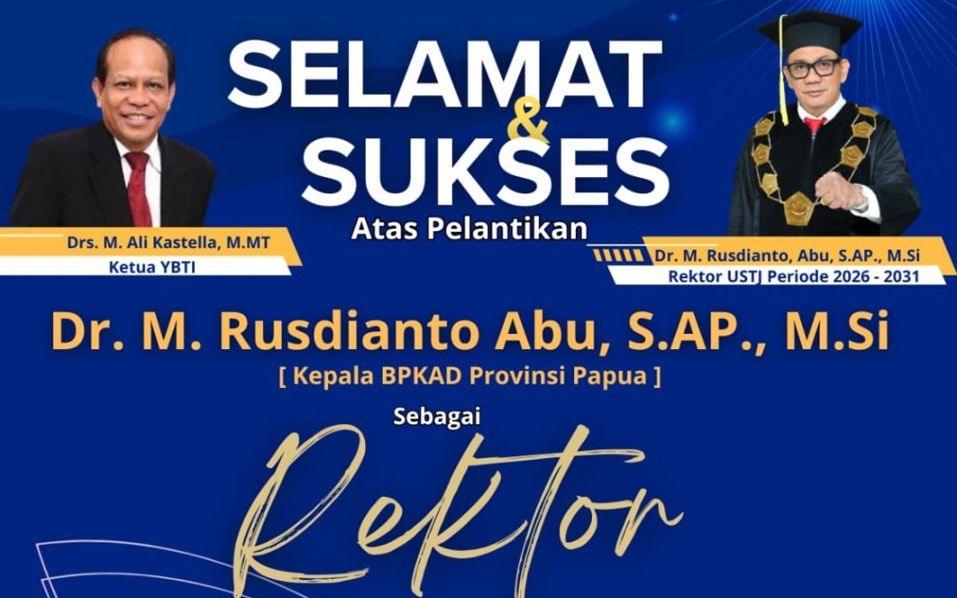 Serah Terima Jabatan Rektor USTJ Periode 2026–2031